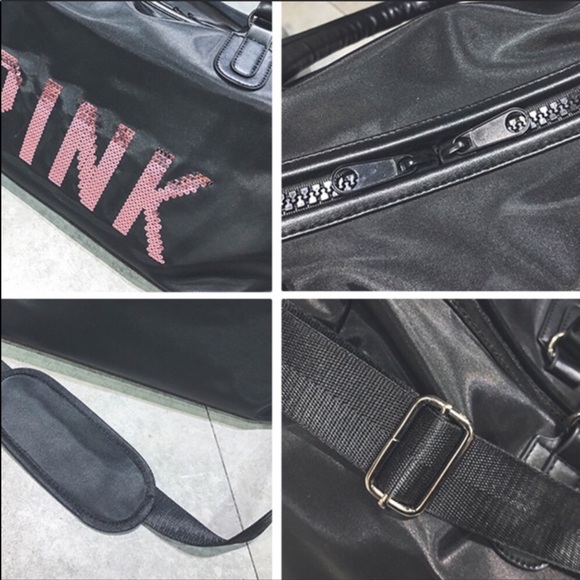 Bags Jumbo Oversize PInk Large Overnight Bag Purse - Picture 5 of 7